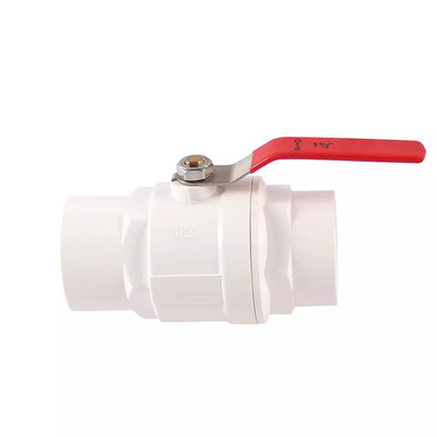 1/2 » à 4&quot; un corps en plastique de PVC de valve de l'eau de manière robinet à tournant sphérique de trois morceaux