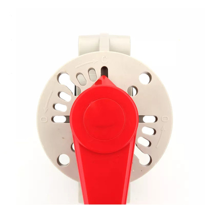 PVC de vanne papillon de la bride UPVC d'anticorrosion 4 pouces avec la poignée de gaufrette