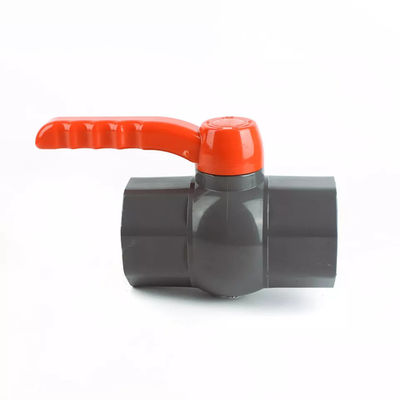 Cachetage hommes-femmes du robinet à tournant sphérique d'octogone de PVC de robinet à tournant sphérique EPDM