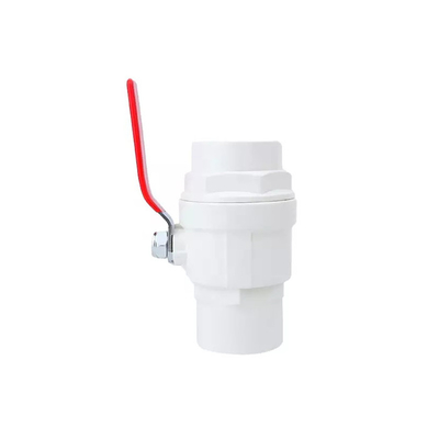 Cachetage en plastique des robinets à tournant sphérique d'irrigation d'agriculture PTFE valve de PVC de 4 pouces