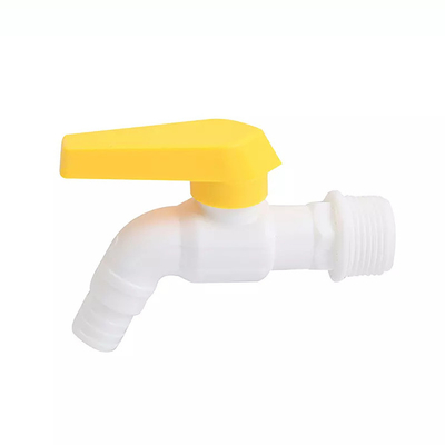 Blanc en plastique de PVC pp du robinet 1.2MPA de pression de robinet simple de cuisine