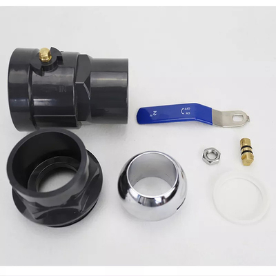 Porte en acier de conduite d'eau de valve de commutateur de PVC de robinet à tournant sphérique de poignée d'ODM