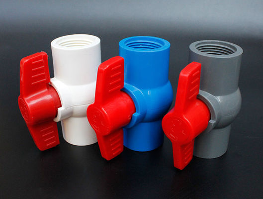 Anti fil interne de la prise DN15-DN100 de robinet à tournant sphérique de PVC de corrosion