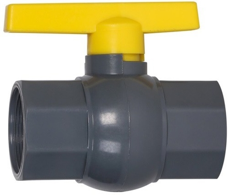 Norme nationale de robinet à tournant sphérique de conduite d'eau de PVC de robinet à tournant sphérique de DN15-DN100 1 UPVC