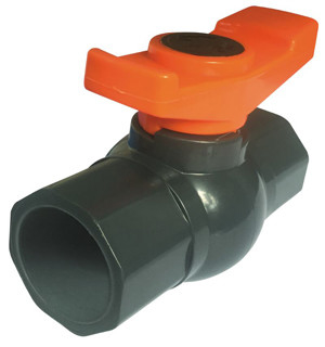 Norme nationale de robinet à tournant sphérique de conduite d'eau de PVC de robinet à tournant sphérique de DN15-DN100 1 UPVC
