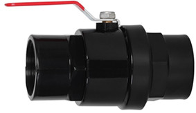 Morceau 1/2 du robinet à tournant sphérique de PVC de l'irrigation 40mm 2 » à 4&quot; taille adaptée aux besoins du client