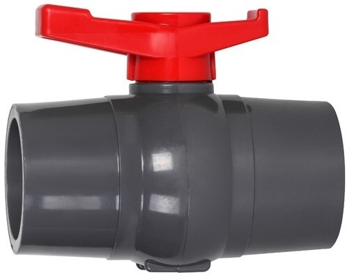 Robinet à tournant sphérique bleu de contrat de PVC de valve conique de PVC de prévention de contamination