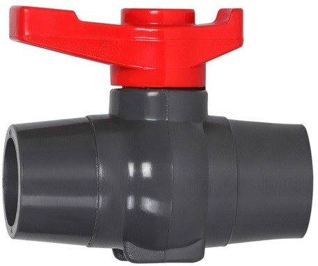Robinet à tournant sphérique bleu de contrat de PVC de valve conique de PVC de prévention de contamination