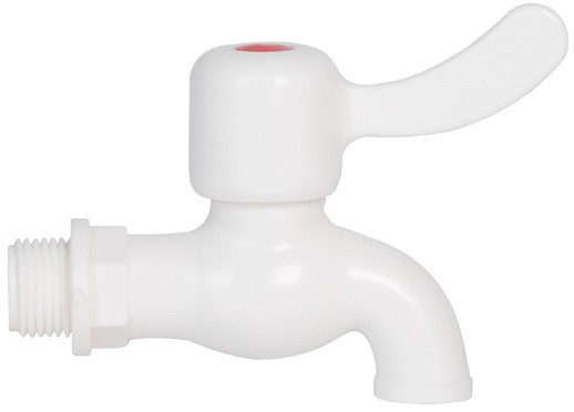 Robinets en plastique de PVC de robinet simple du trou pp pour des conteneurs de l'eau