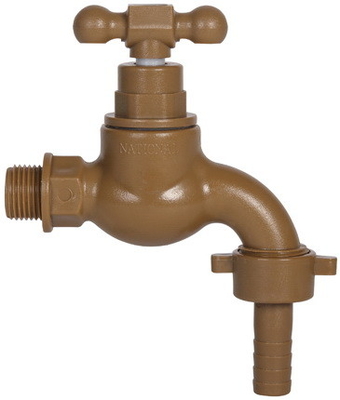 Robinets en plastique de PVC de robinet simple du trou pp pour des conteneurs de l'eau