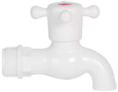 Robinets en plastique de PVC de robinet simple du trou pp pour des conteneurs de l'eau