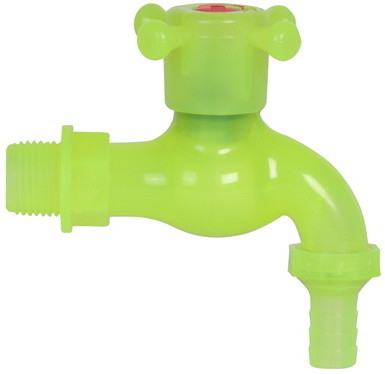 Robinets en plastique de PVC de robinet simple du trou pp pour des conteneurs de l'eau