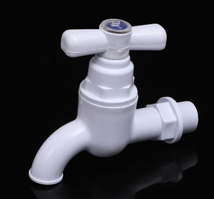 Robinets en plastique de PVC de robinet simple du trou pp pour des conteneurs de l'eau