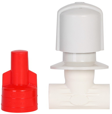 Le PVC du globe DN15 a coupé la valve coupée de PVC de l'anti corrosion 2 de valve