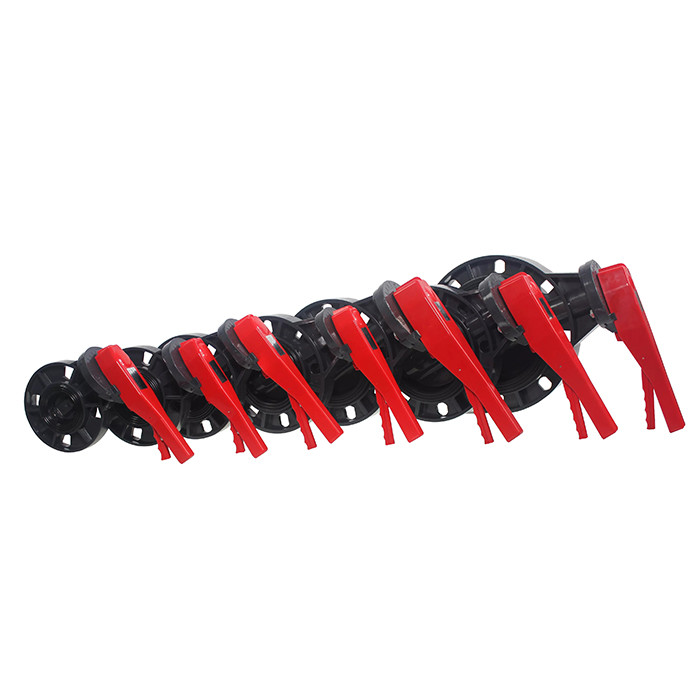 Vanne papillon de gaufrette de PVC de vanne papillon de contrôle pneumatique de pouce de 1/2