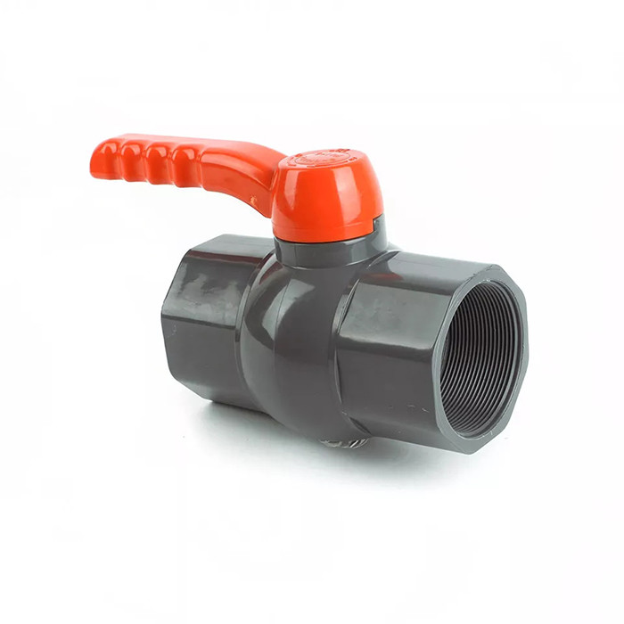 Cachetage hommes-femmes du robinet à tournant sphérique d'octogone de PVC de robinet à tournant sphérique EPDM