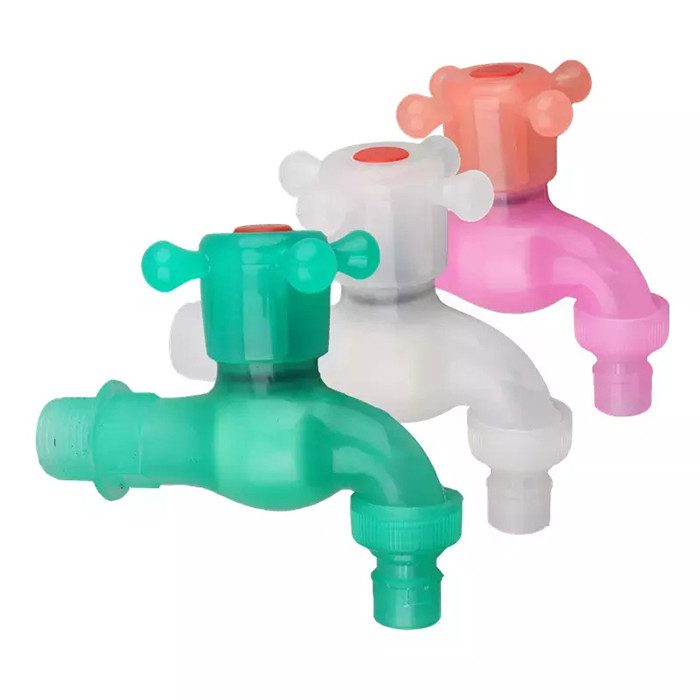 Robinets en plastique en plastique de lavabo du robinet de baignoire de bec 1.2Mpa Eco