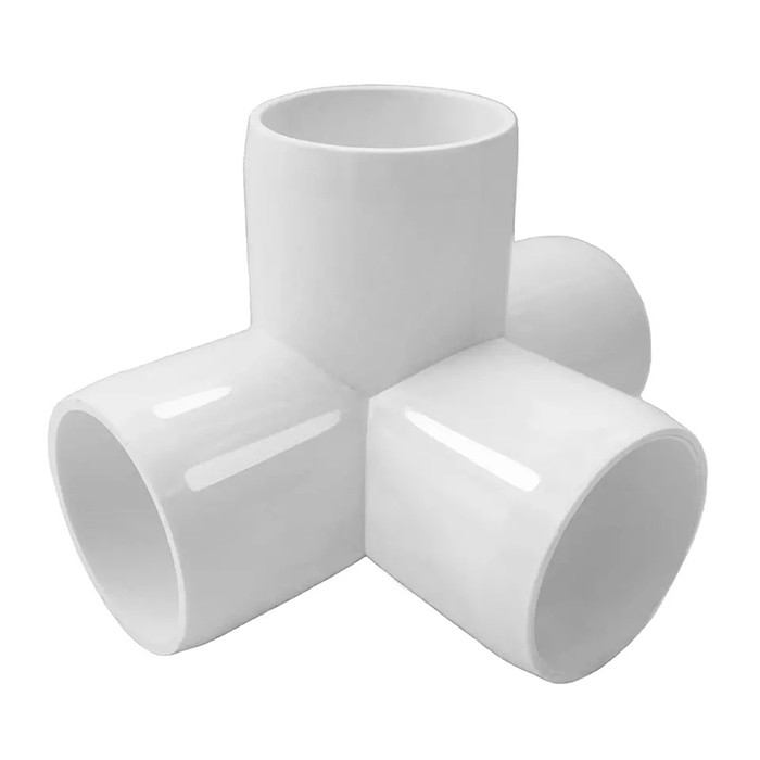 accouplement 50mm à trois voies de tuyau du connecteur UPVC de PVC de 40mm