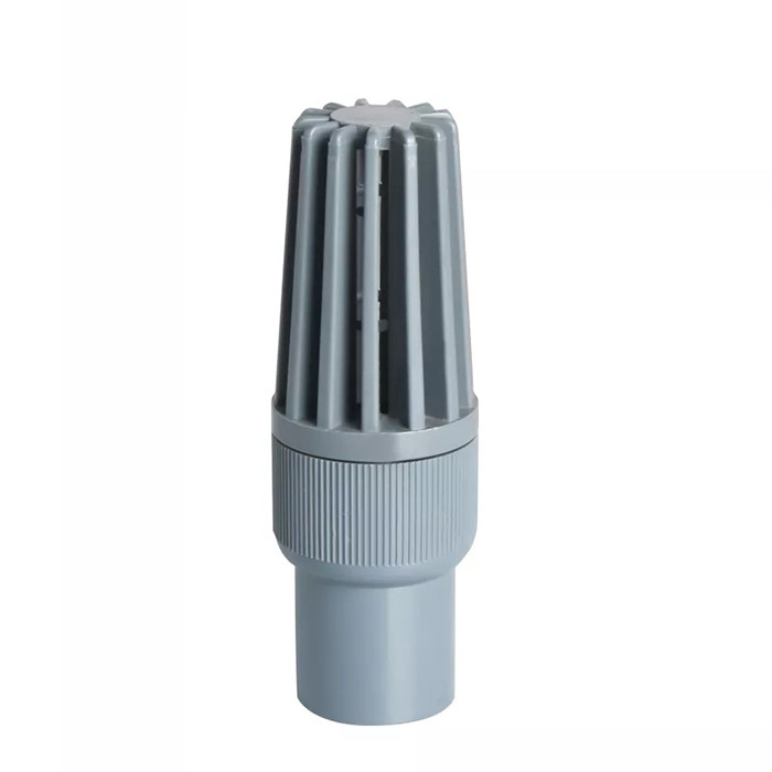 Un robinet à tournant sphérique en plastique de PVC de manière de soupape d'aspiration d'alimentation inférieure en plastique d'entrée