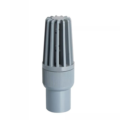 Un robinet à tournant sphérique en plastique de PVC de manière de soupape d'aspiration d'alimentation inférieure en plastique d'entrée
