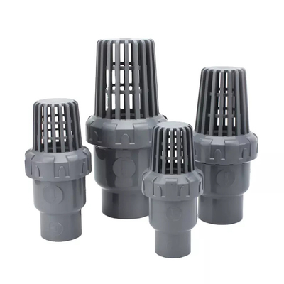 Jardin de mariculture soupape d'aspiration de PVC de 3 pouces avec le tamis ISO9001